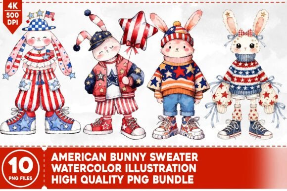 American Bunny Sweater Watercolor Bundle: A Practical Evaluation for Creators