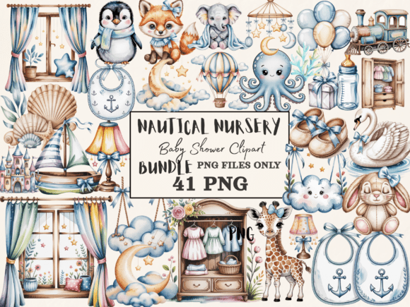 Nautical Nursery Clipart: Design Essentials