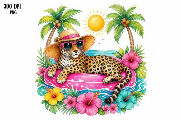 Summer Pool Float Tropical Beach PNG Guide