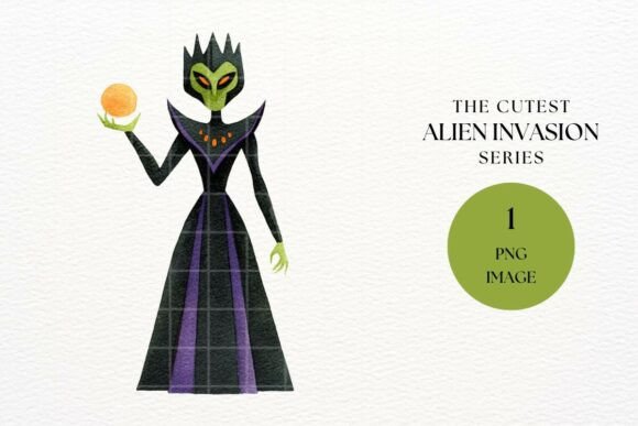 Unlocking Cosmic Potential: The Rise of the Alien Queen Dark Magic Orb Clipart PNG in Modern Design
