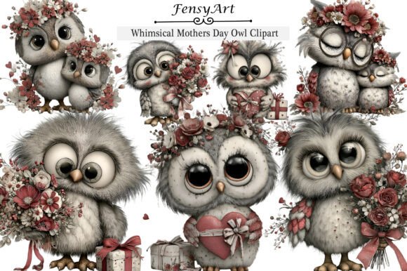 Whimsical Mothers Day Owl Clipart: A Strategic Asset for Modern Creators