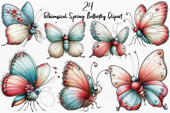 Whimsical Spring Butterfly Clipart: A Designer's Guide